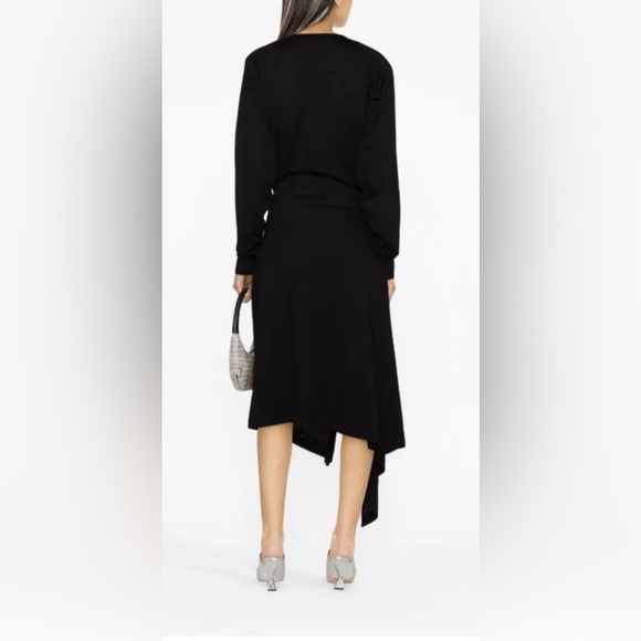 NWOT ATTICO ATWELL Buttery Soft Lightweight Lana Wool MIDI DRESS size Med/US 8 - Picture 6 of 15